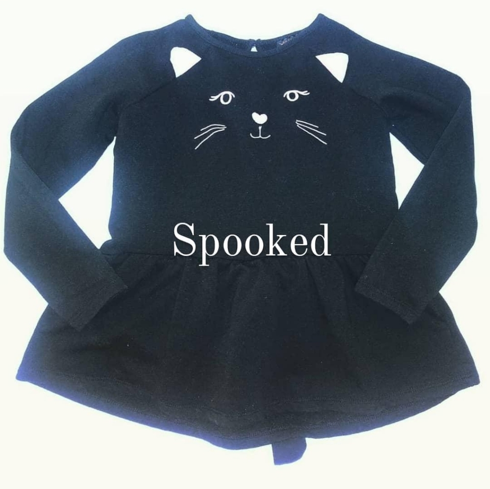 Spooked. Cat peplum sweater 5